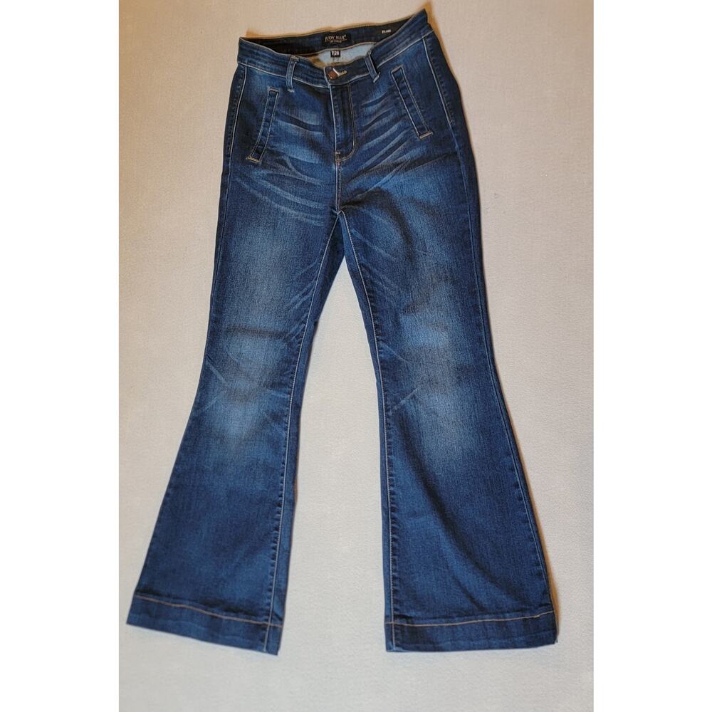 Judy Blue Medium Wash High-Rise Wide Leg Flare Jeans